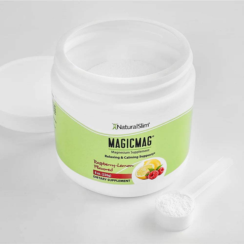 MagicMag® Frambuesa-Limón | Suplemento de Magnesio | Apoyo Relajante y Calmante
