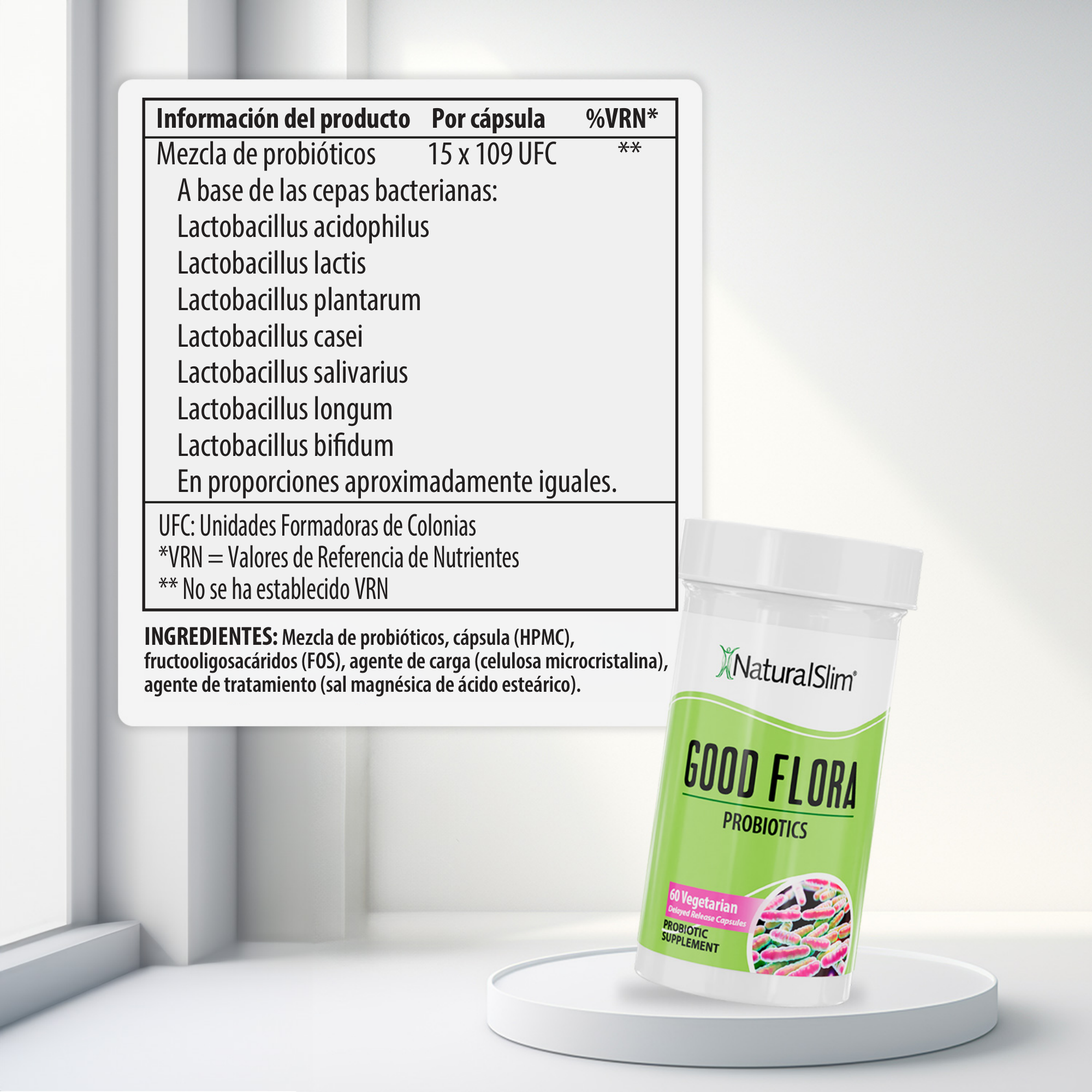 Good Flora información nutricional