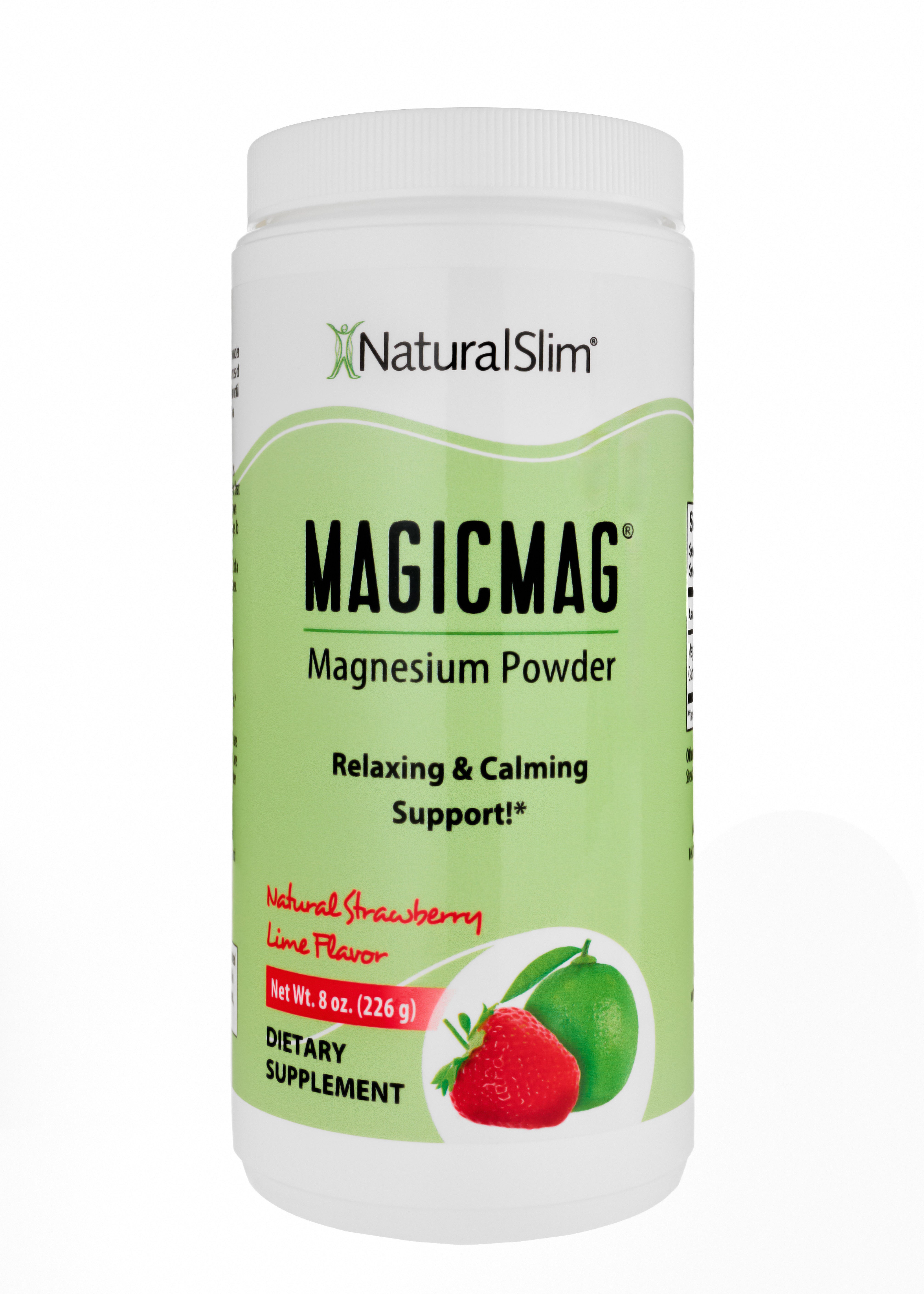 MAGICMAG® Fresa-Lima | Suplemento de Magnesio | Apoyo Relajante y Calmante