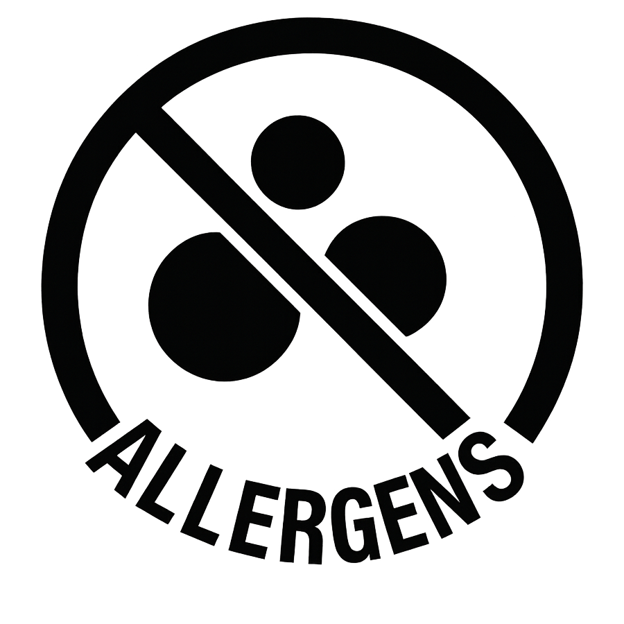 Free of allergens