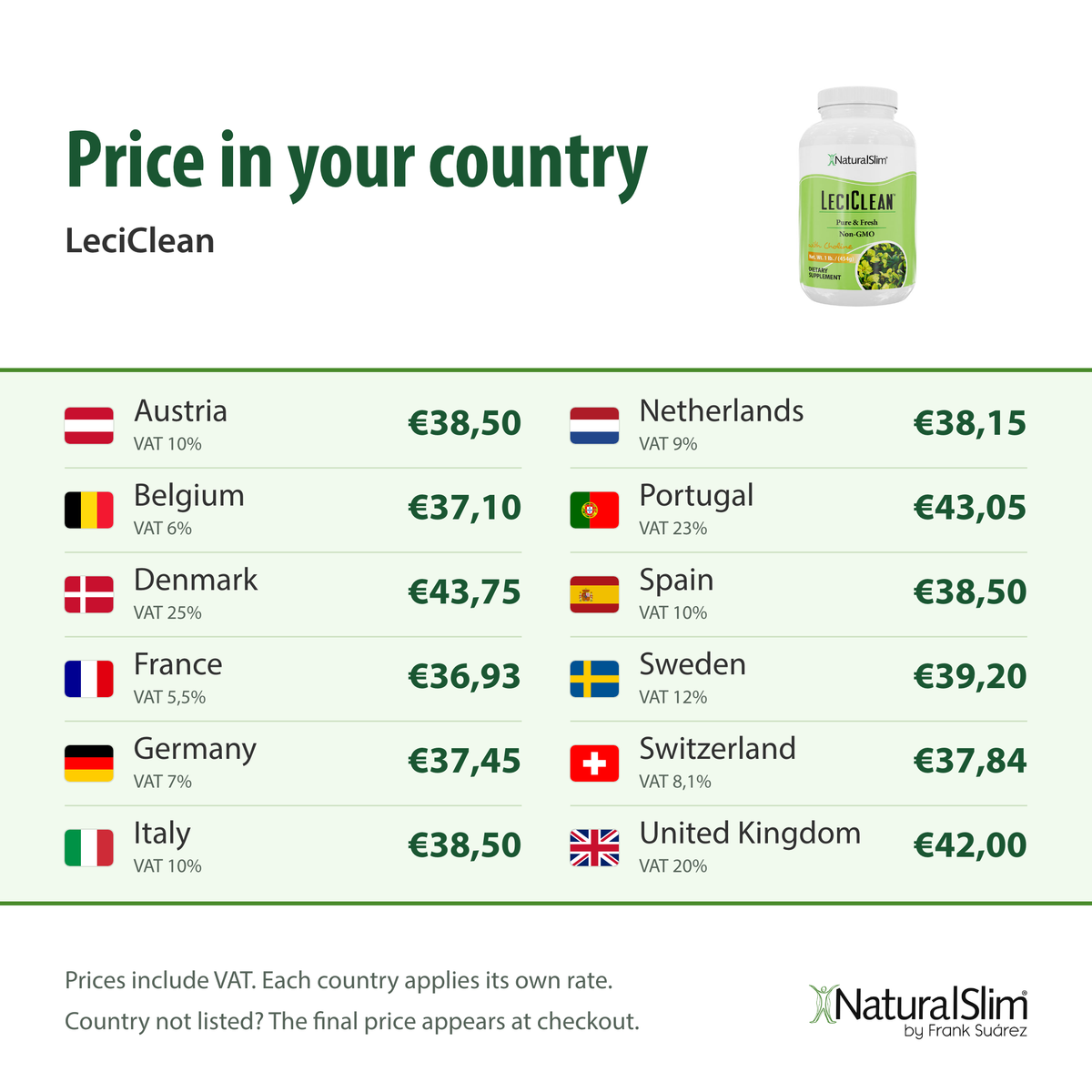 Price in your country: LeciClean