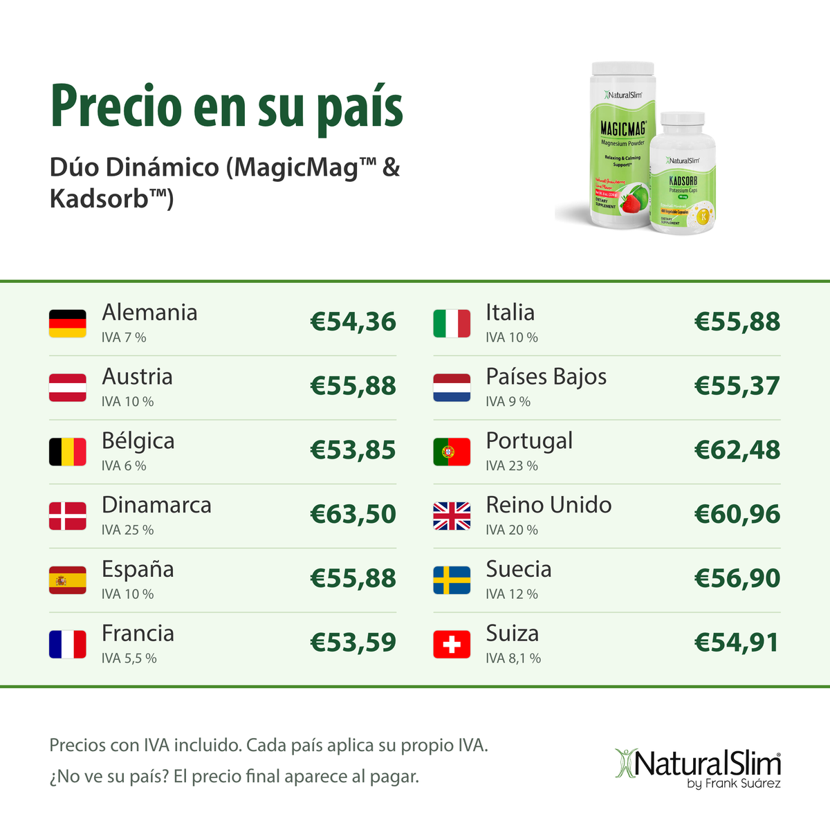 Precio en su país: Dúo Dinámico (MagicMag™ & Kadsorb™)