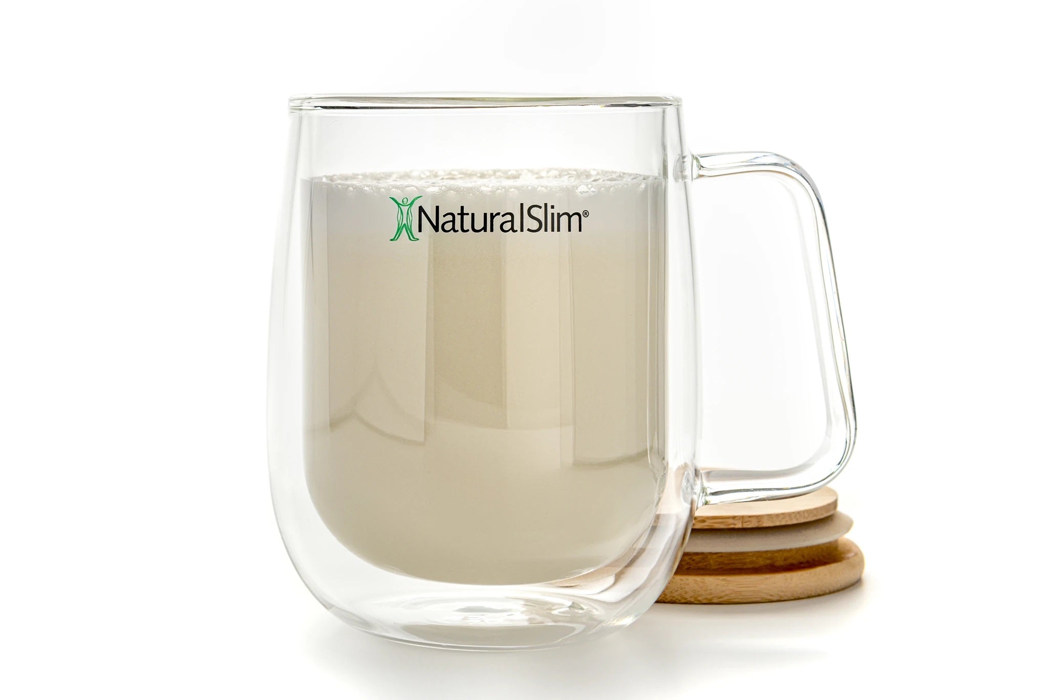 NaturalSlim® Double Wall Glass Mug