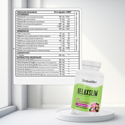 RelaxSlim información nutricional